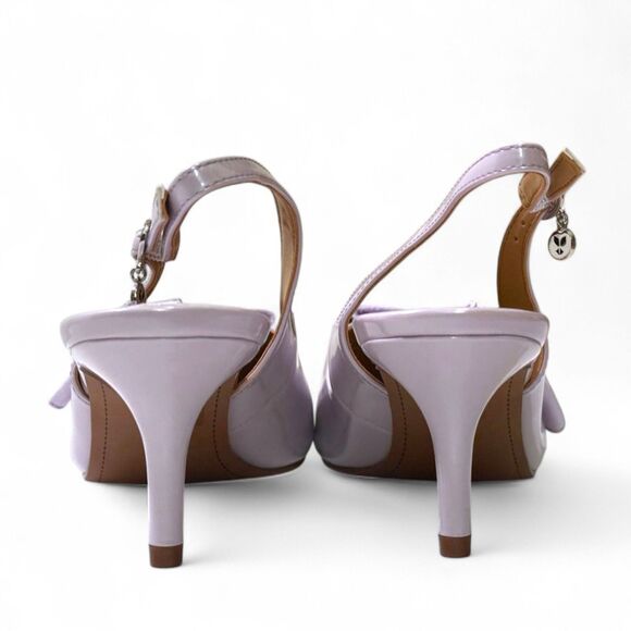 J.RENEE  Devika Lilac Patent Slingback Pump with Bow, NEW! Size 12 M - Picture 10 of 14